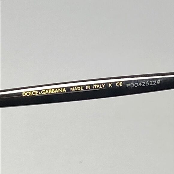 Dolce
& Gabbana Black Cat Eye Sunglasses 53mm - Picture 7 of 10